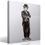 Adesivi Murali: Charles Chaplin 3