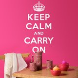 Adesivi Murali: Keep Calm And Carry On 2