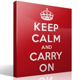 Adesivi Murali: Keep Calm And Carry On 3