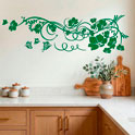 Adesivi Murali: Floreale con farfalle 7