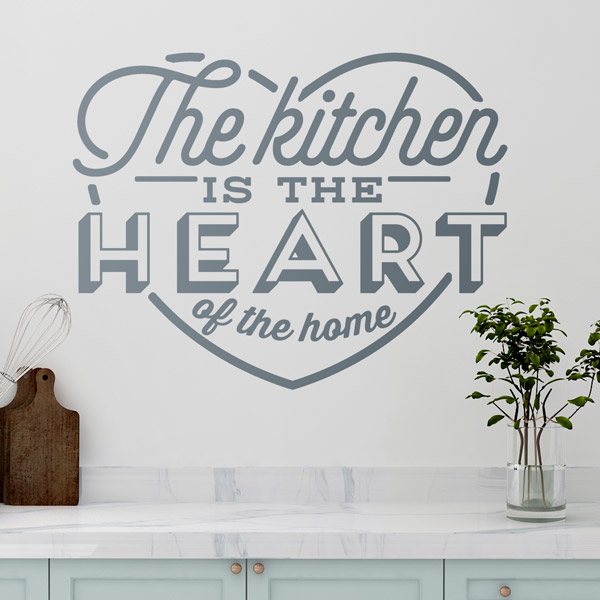 Adesivi Murali: La Cucina é il Cuore della Casa in Inglese