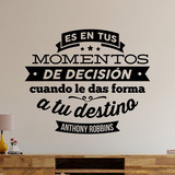 Adesivi Murali: Momentos de decisión - Anthony Robbins 2