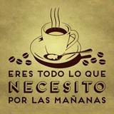 Adesivi Murali: Eres todo lo que necesito - Café 3