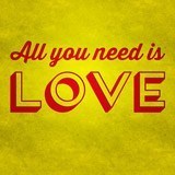 Adesivi Murali: All you need is love 3