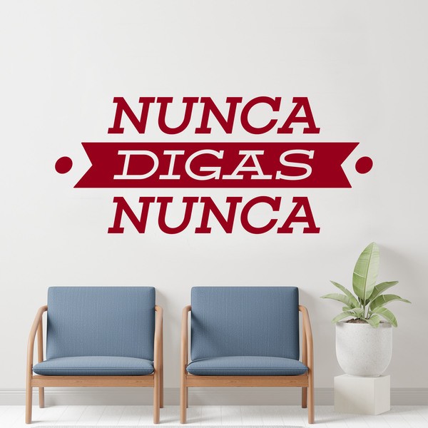 Adesivi Murali: Nunca digas nunca