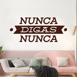 Adesivi Murali: Nunca digas nunca 3