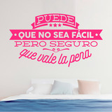 Adesivi Murali: Puede que no sea fácil... 3