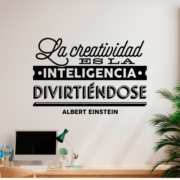 Adesivi Murali: La creatividad... Albert Einstein