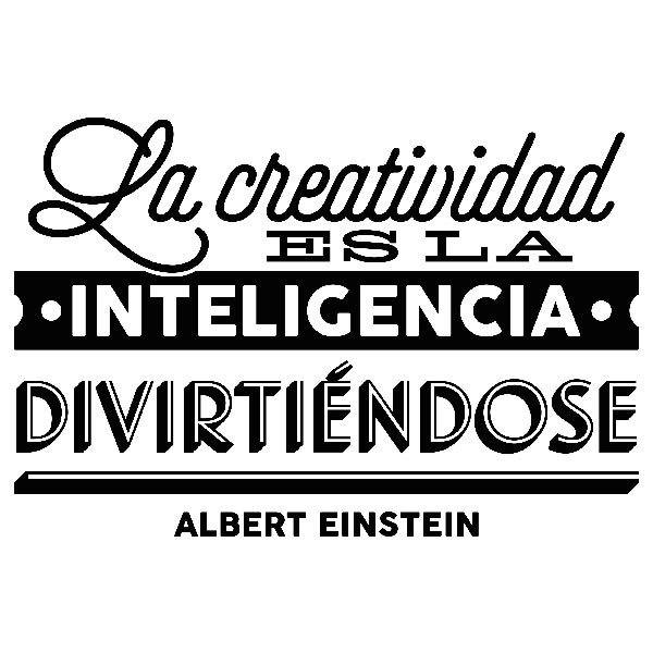 Adesivi Murali: La creatividad... Albert Einstein