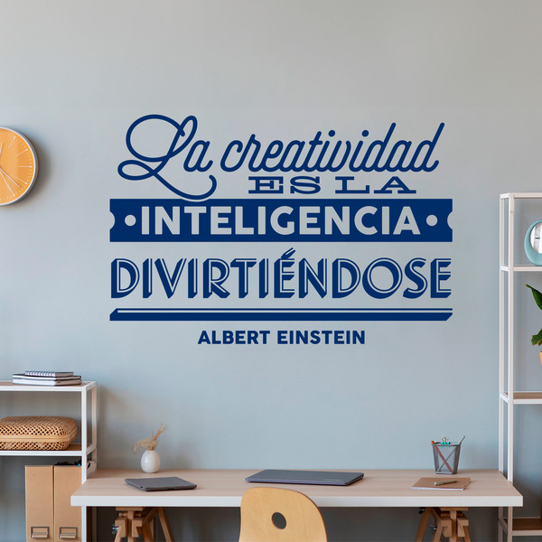 Adesivi Murali: La creatividad... Albert Einstein