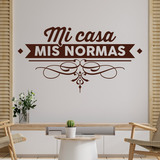 Adesivi Murali: Mi casa, mis normas 2