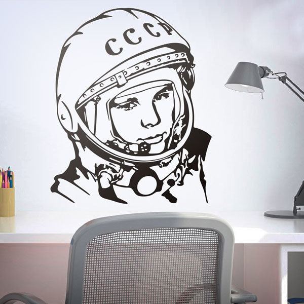 Adesivi Murali: Astronauta Yuri Gagarin