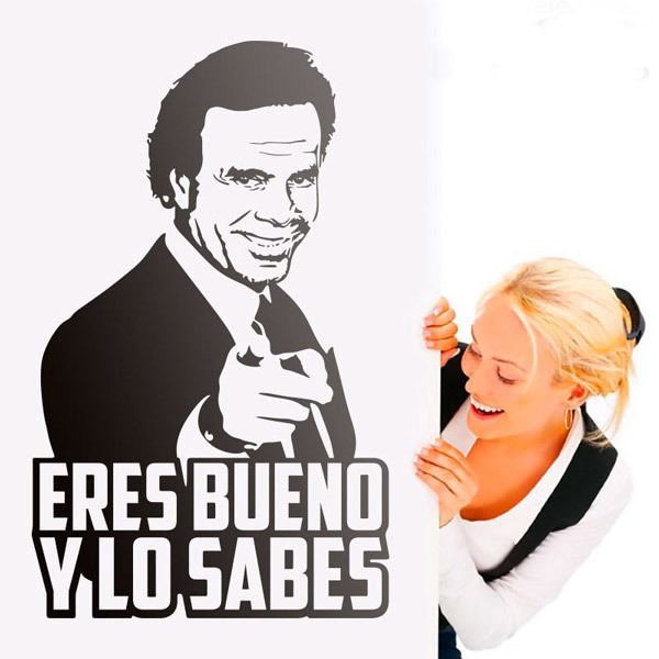 Adesivi Murali: Eres bueno y lo sabes - Julio Iglesias