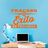 Adesivi Murali: Fracaso es éxito en progreso 4