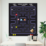 Adesivi Murali: Pac-Man colore del gioco arcade Pac-Man 3
