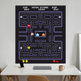 Adesivi Murali: Pac-Man colore del gioco arcade Pac-Man 4