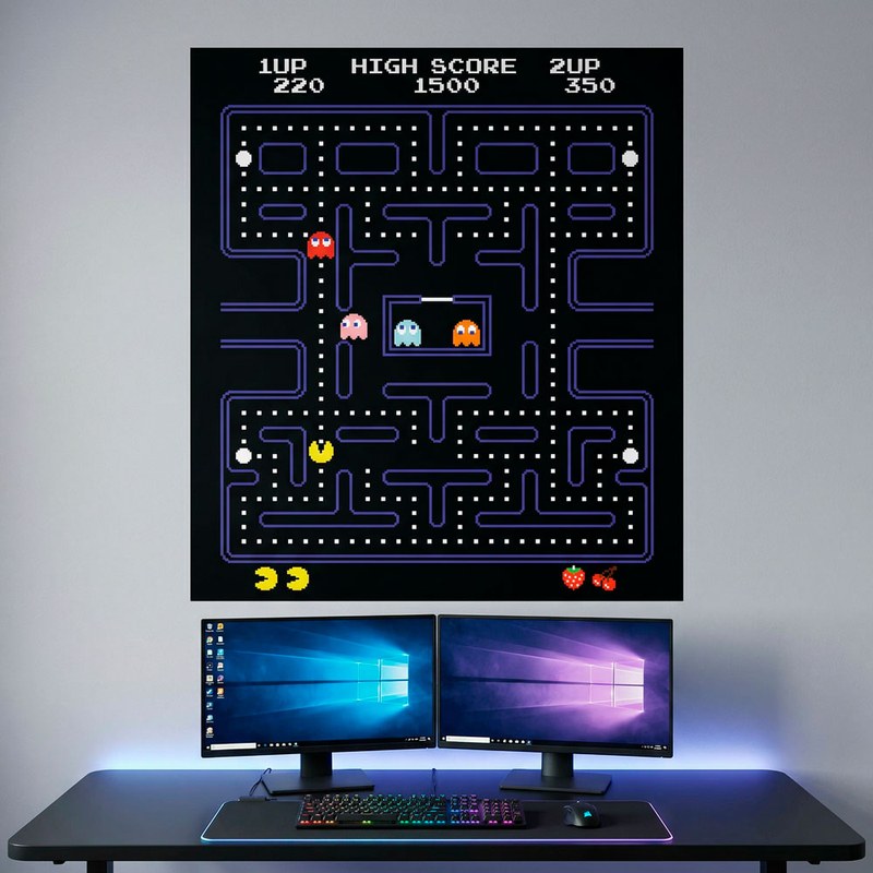 Pac-Man Gioco Arcade a Colori 4