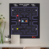 Adesivi Murali: Pac-Man colore del gioco arcade Pac-Man 5