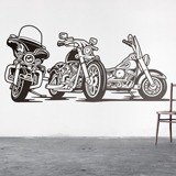 Adesivi Murali: 3 Harley Davidson moto 2