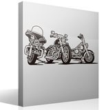 Adesivi Murali: 3 Harley Davidson moto 3