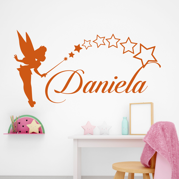 Adesivi per Bambini: Tinkerbell Personalizzato