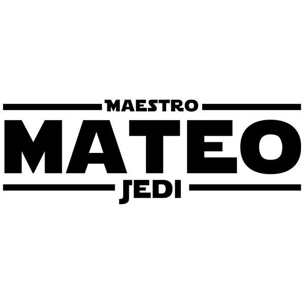 Adesivi Murali: Maestro Jedi personalizzato