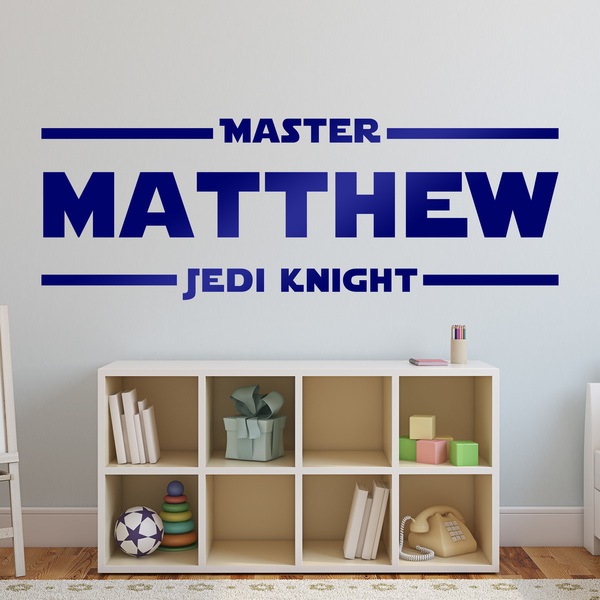 Adesivi Murali: Master Jedi Knight personalizzato
