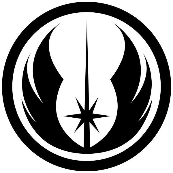 Adesivi Murali: Simbolo dell Ordine Jedi