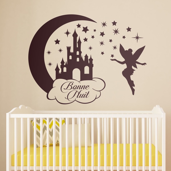 Adesivi per Bambini: Castello e Bell, Bonne Nuit