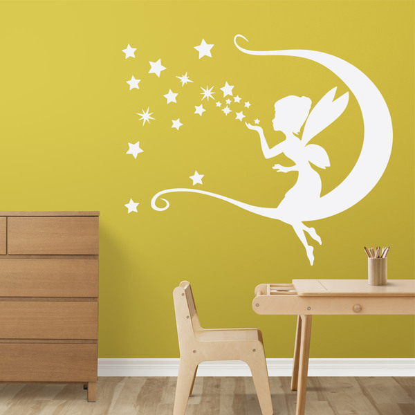 Adesivi per Bambini: Tinkerbell, luna e le stelle