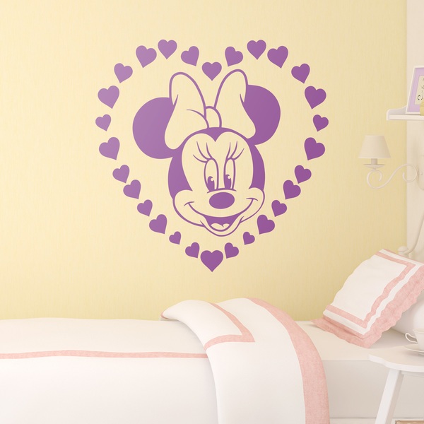 Adesivi per Bambini: Minnie Mouse e cuori