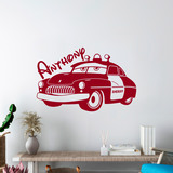 Adesivi per Bambini: Automobile di Sceriffo personalizzato 2