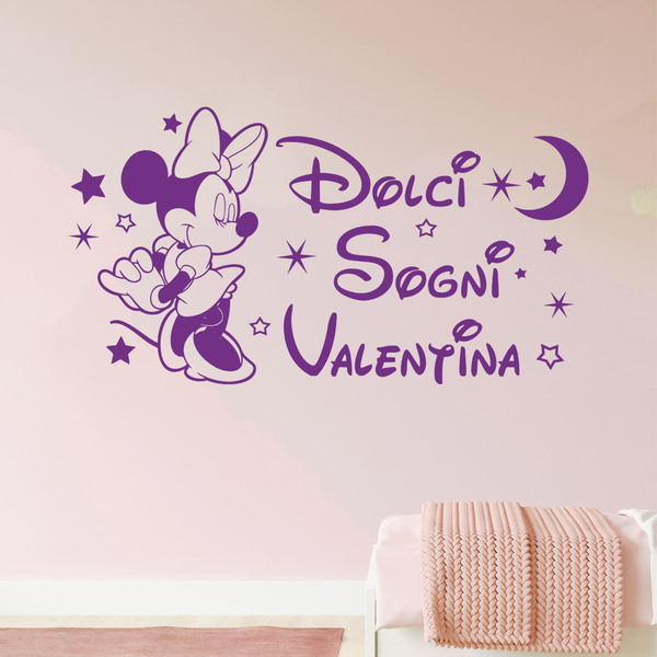 Adesivi per Bambini: Minnie Mouse, Dolci Sogni