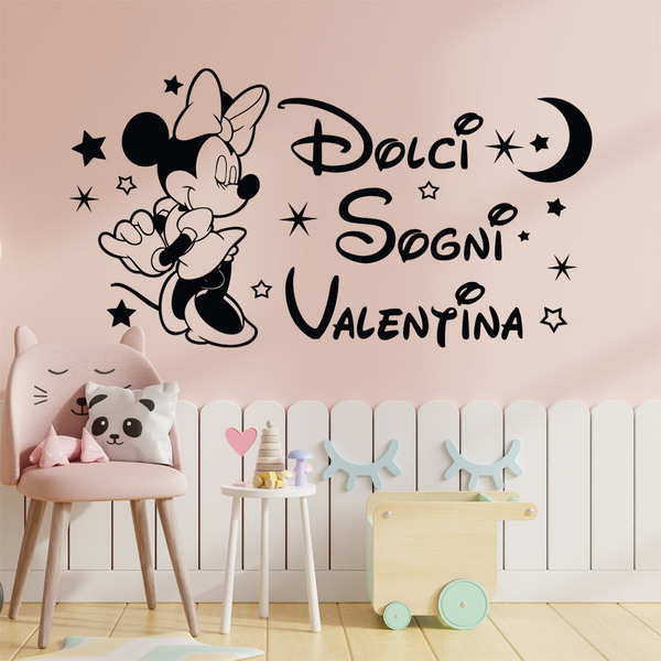 Adesivi per Bambini: Minnie Mouse, Dolci Sogni