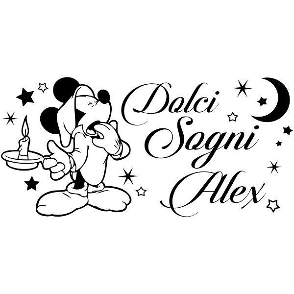 Adesivi per Bambini: Topolino, Dolci Sogni