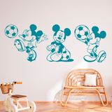 Adesivi per Bambini: Triptych Mickey Mouse Calciatore 3