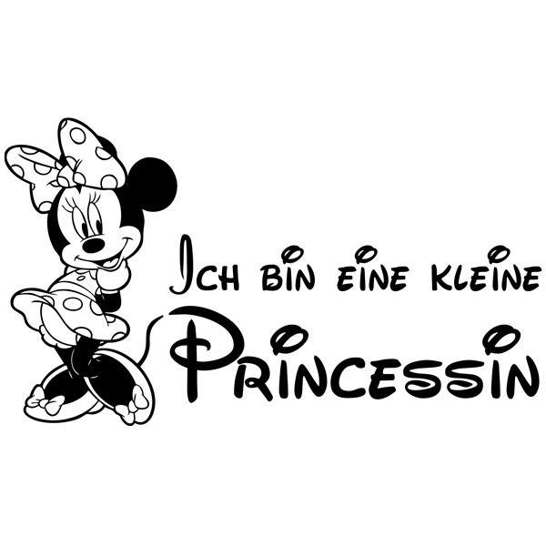Adesivi per Bambini: Minnie, Ich bin eine kleine Princessin