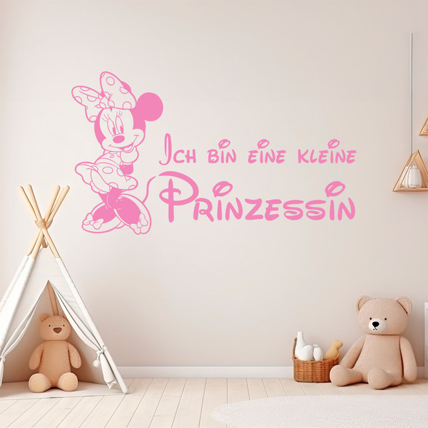 Adesivi per Bambini: Minnie, Ich bin eine kleine Princessin