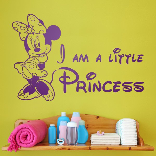 Adesivi per Bambini: Minnie, sono una piccola principessa