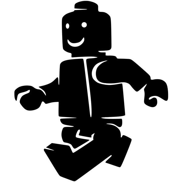 Adesivi per Bambini: Figura Lego Walking