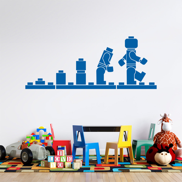 Adesivi per Bambini: Evolution Lego Figures