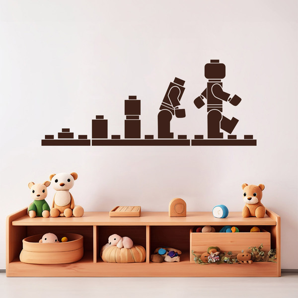 Adesivi per Bambini: Evolution Lego Figures