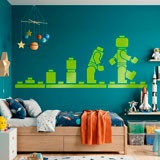 Adesivi per Bambini: Evolution Lego Figures