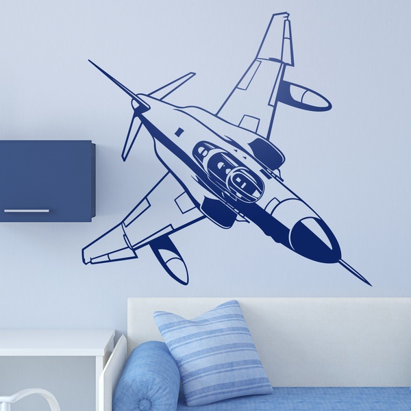 Adesivi Murali: Jet militari aereo 0