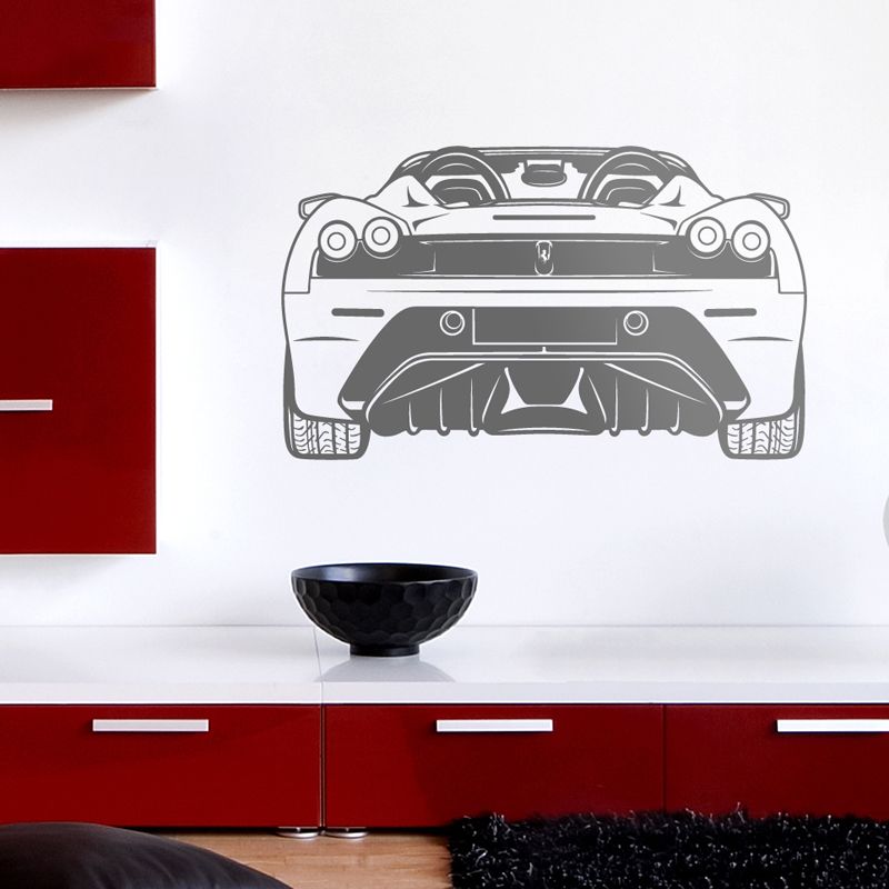 Adesivi Murali: Ferrari F430, posteriore