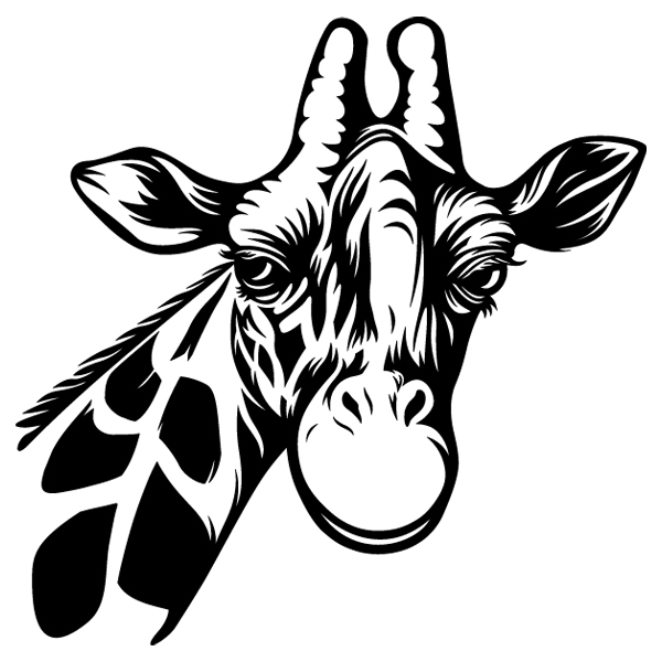 Adesivi Murali: Giraffa