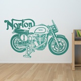 Adesivi Murali: Moto classica Norton Manx 30M - 1960 2