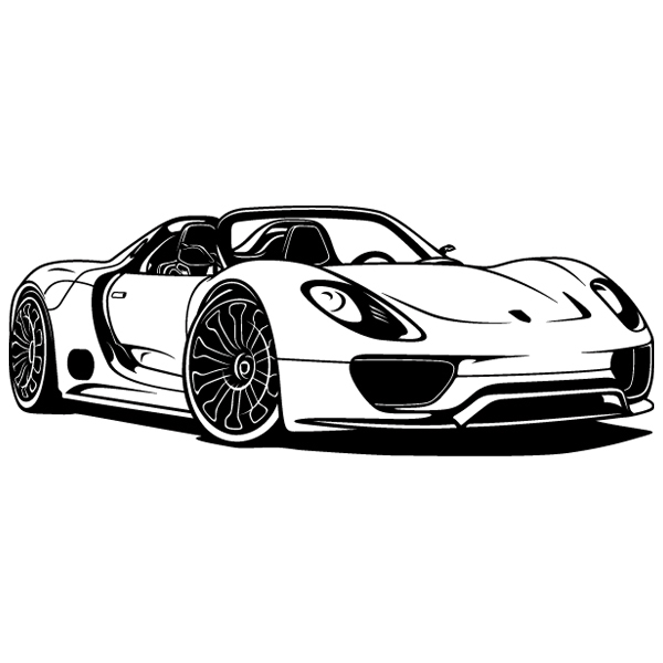 Adesivi Murali: Porsche 918 Spyder