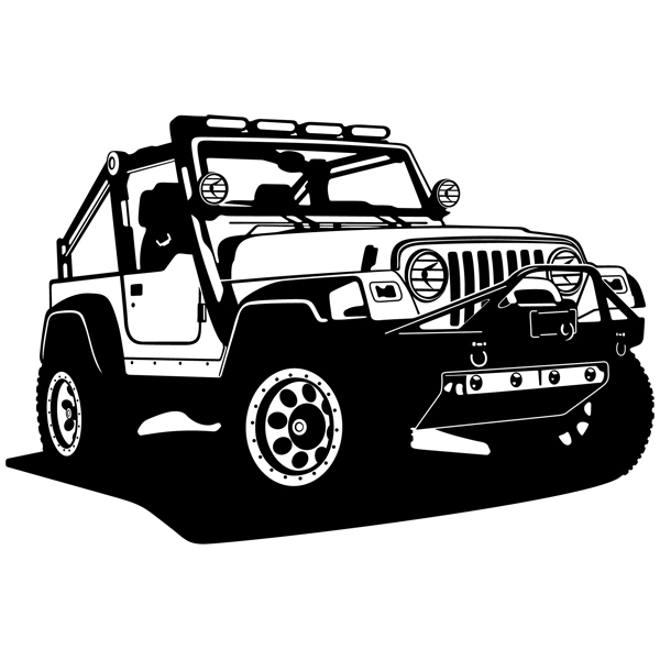 Adesivi Murali: Jeep Wrangler