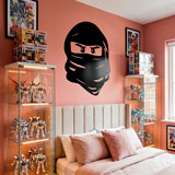 Adesivi per Bambini: Volto di Lego Ninja 17